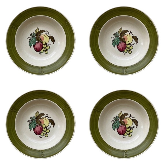 Vintage Metlox Poppy Trail Provincial Fruit Dinner Plate - Picture 1 of 15